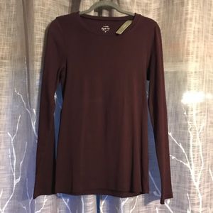NWT J.Crew Perfect Fit Long Sleeve Tee